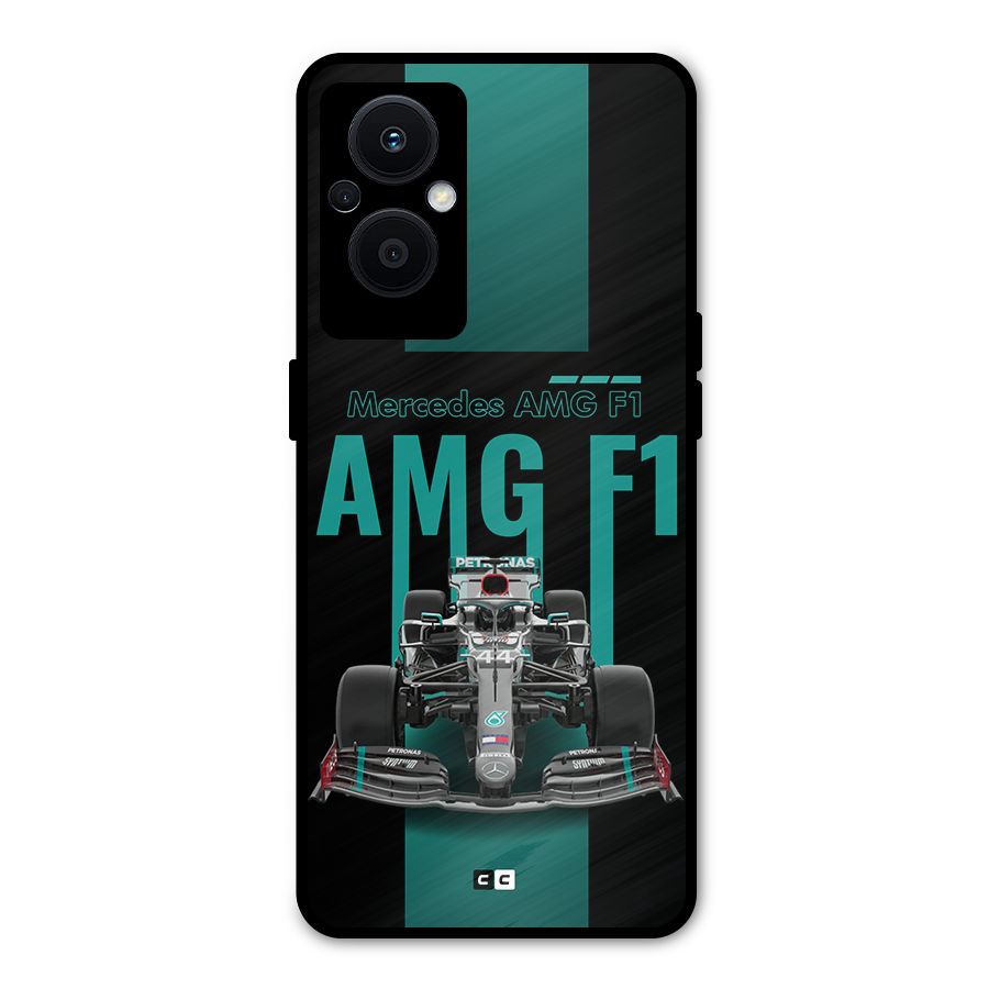 Brisk Car Metal Back Case for Oppo F21 Pro 5G