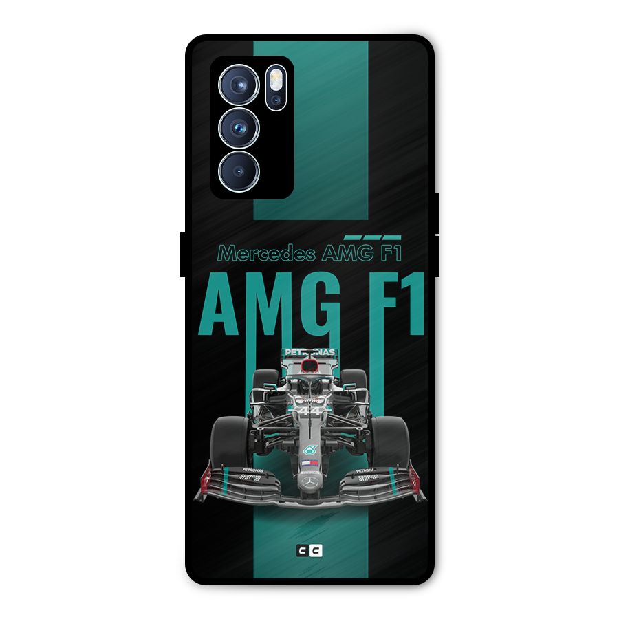 Brisk Car Metal Back Case for Oppo Reno6 Pro 5G