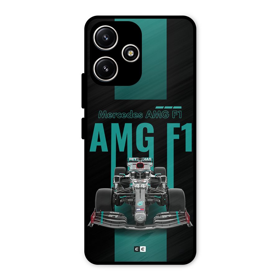 Brisk Car Metal Back Case for Poco M6 Pro