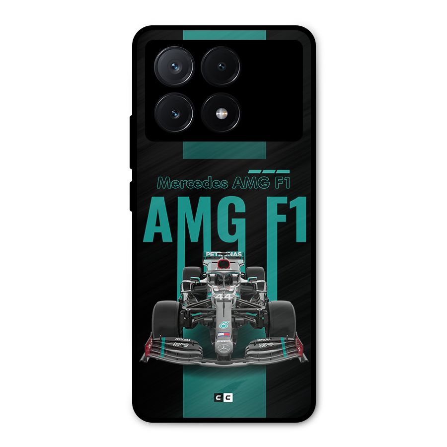 Brisk Car Metal Back Case for Poco X6 Pro