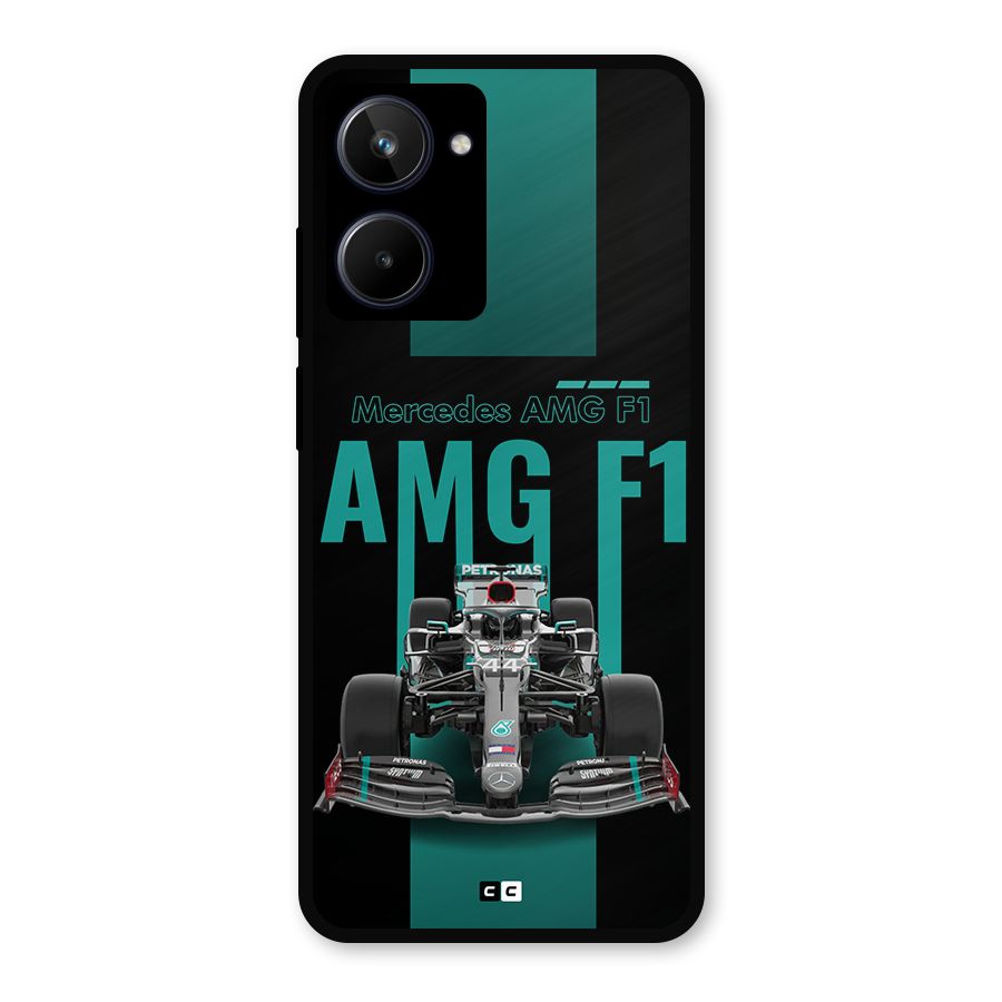 Brisk Car Metal Back Case for Realme 10
