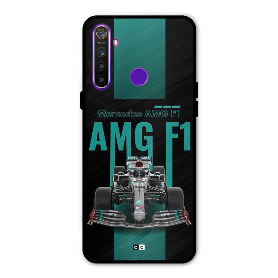 Brisk Car Metal Back Case for Realme 5
