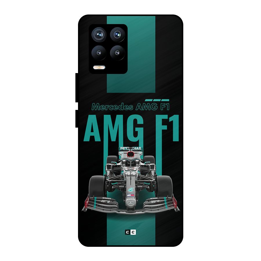 Brisk Car Metal Back Case for Realme 8