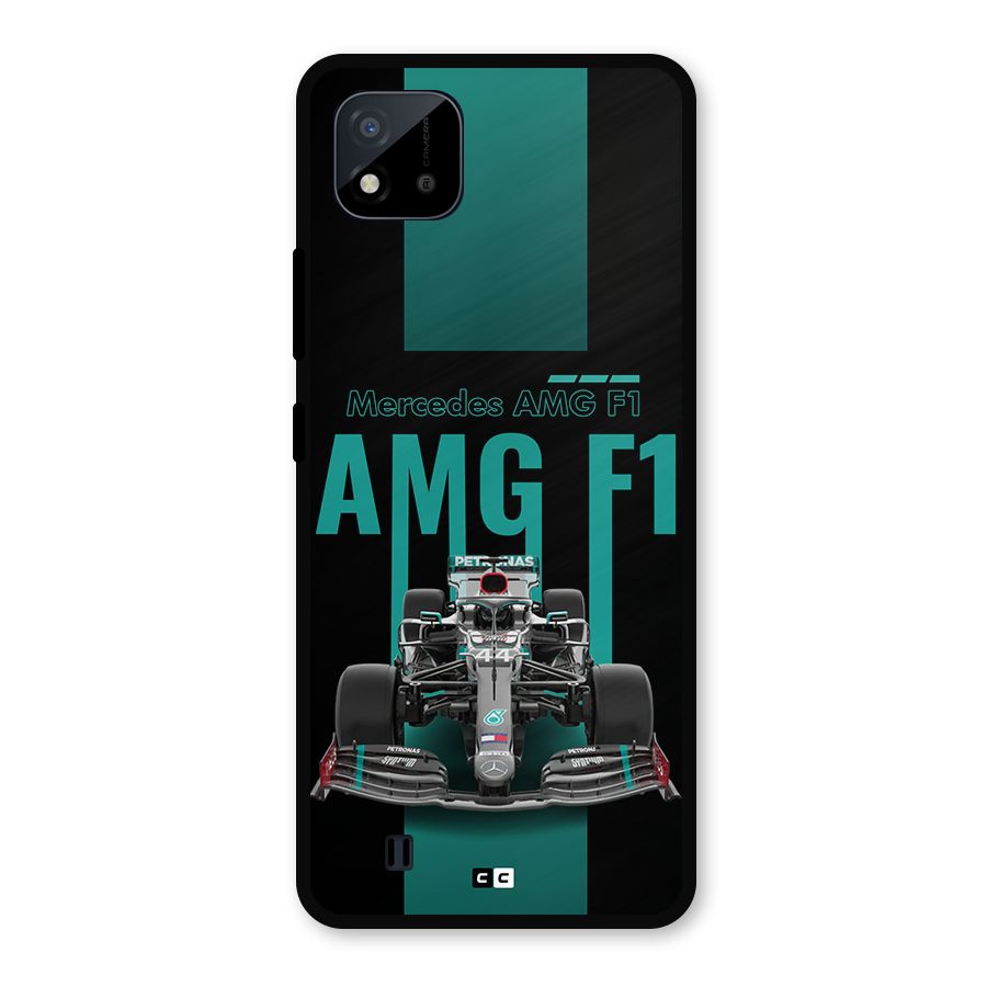 Brisk Car Metal Back Case for Realme C11 2021