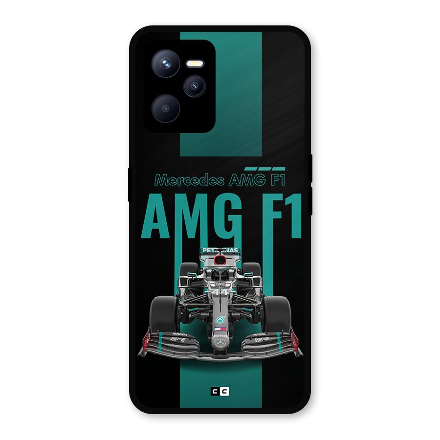 Brisk Car Metal Back Case for Realme C35