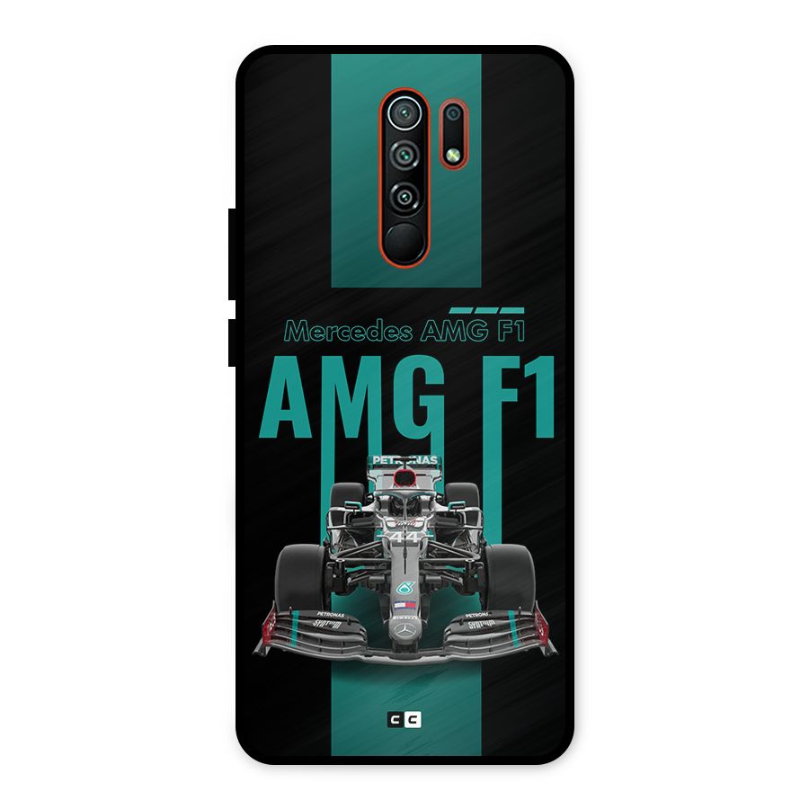 Brisk Car Metal Back Case for Redmi 9 Prime