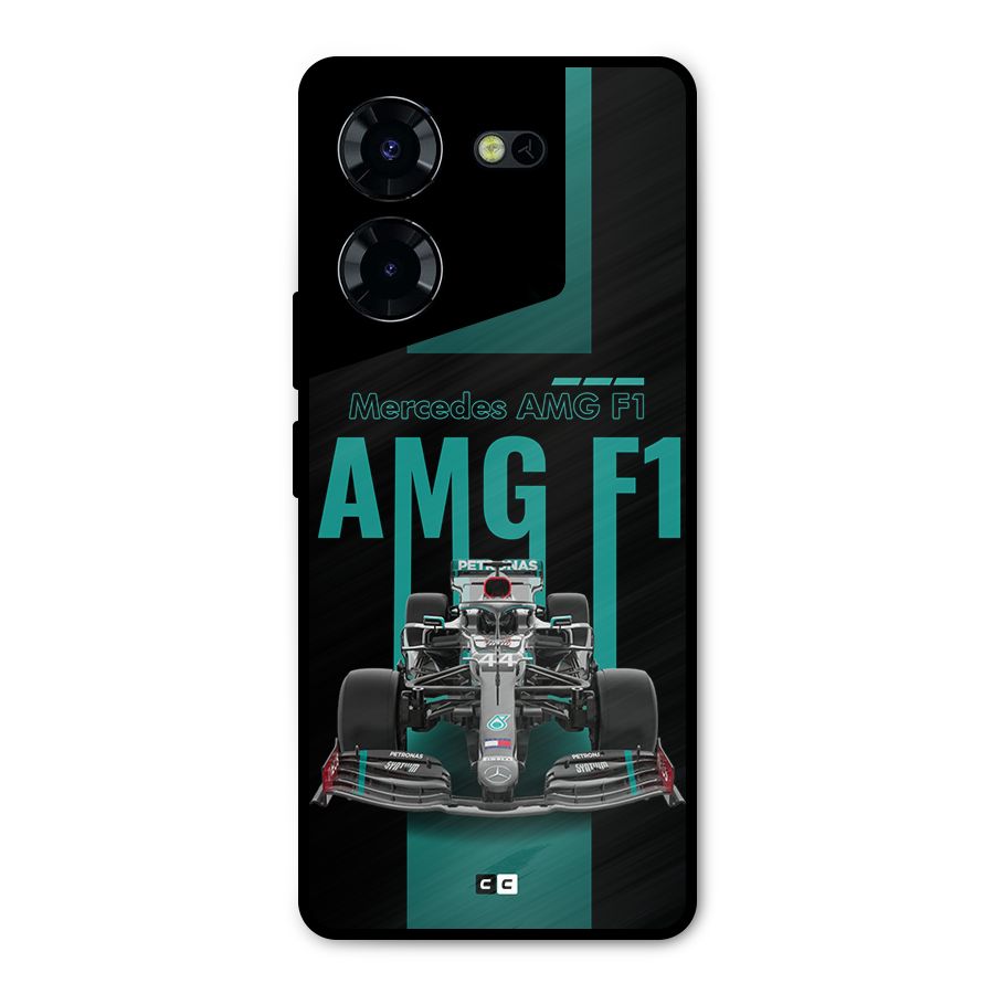 Brisk Car Metal Back Case for Tecno Pova 5 Pro 5G