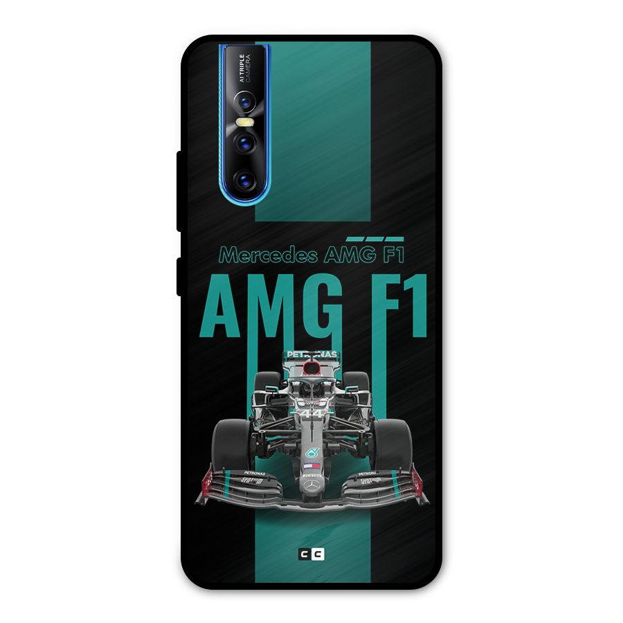 Brisk Car Metal Back Case for Vivo V15 Pro