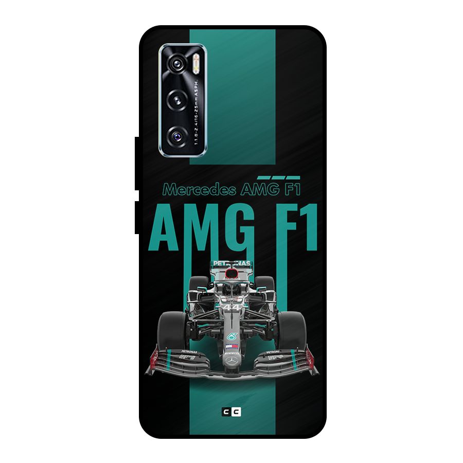 Brisk Car Metal Back Case for Vivo V20 SE