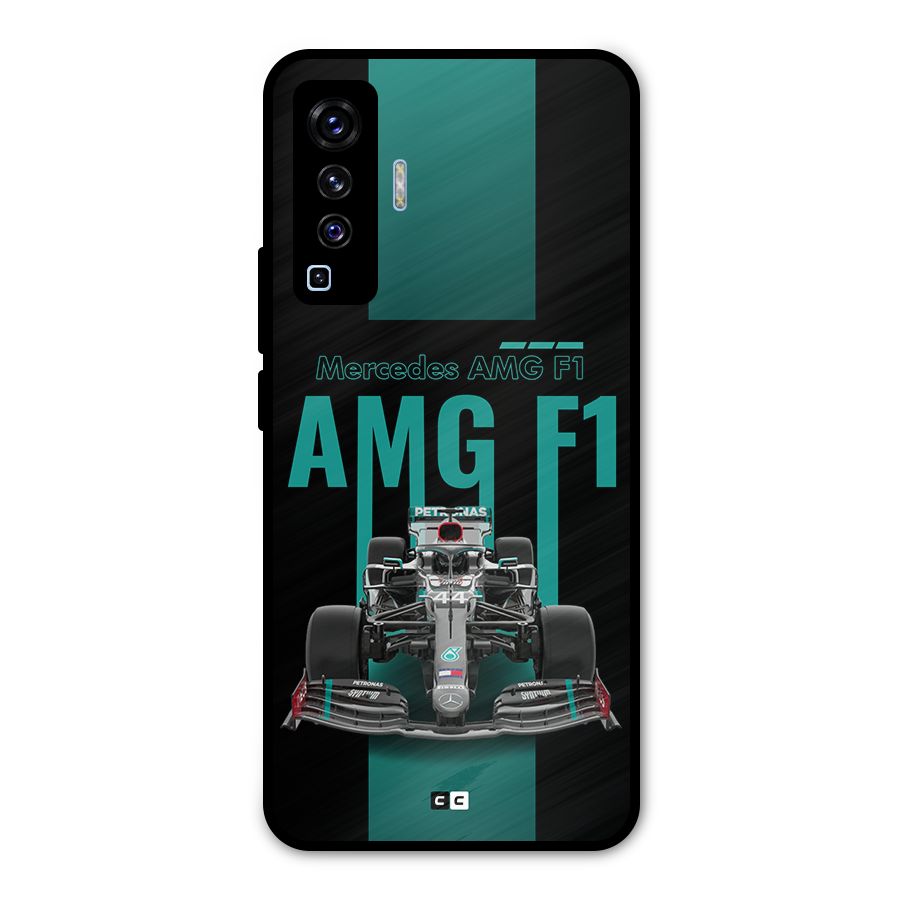 Brisk Car Metal Back Case for Vivo X50