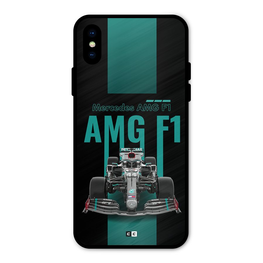 Brisk Car Metal Back Case for iPhone X