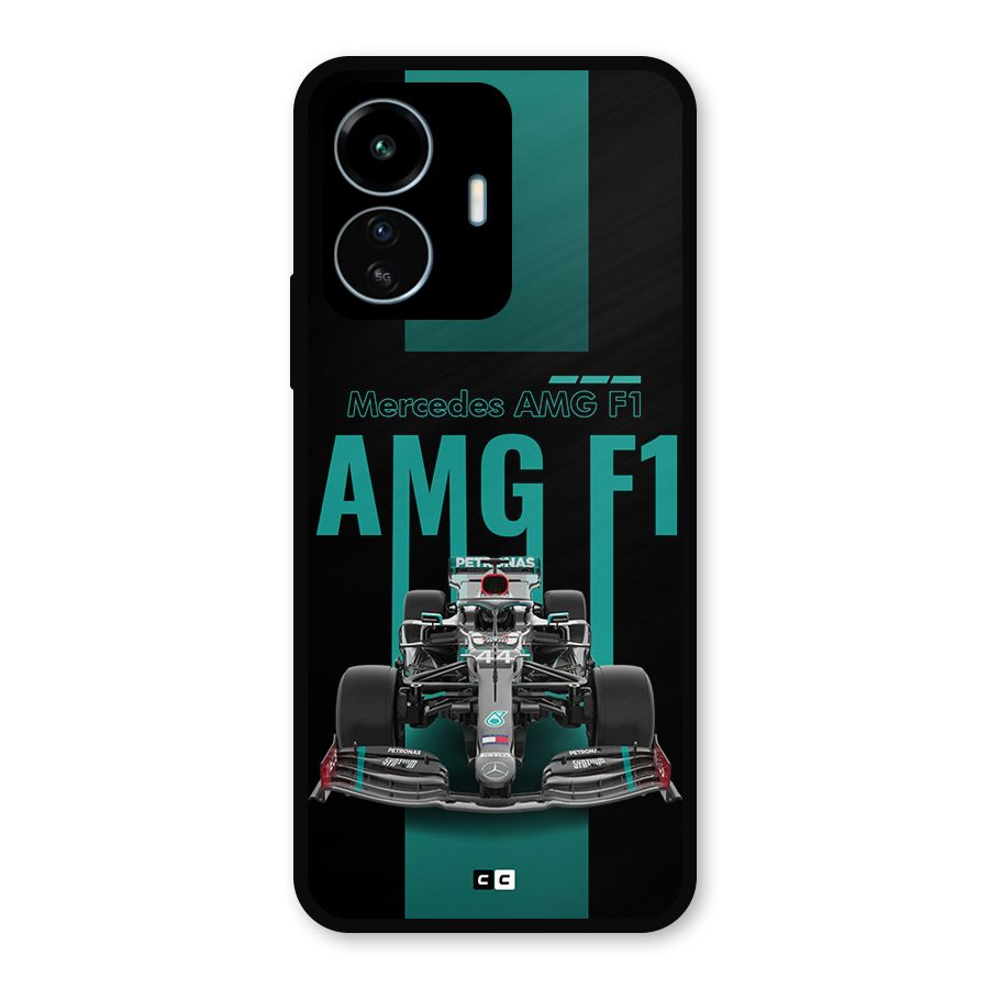 Brisk Car Metal Back Case for vivo iQOO Z6 Lite 5G