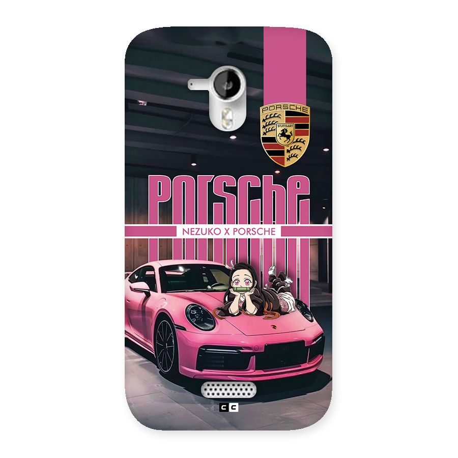 Bubble Race Car Back Case for Canvas HD A116