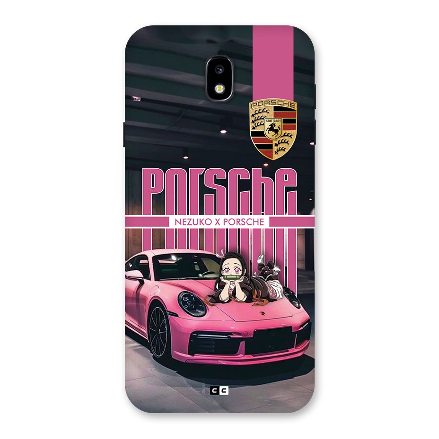 Bubble Race Car Back Case for Galaxy J7 Pro