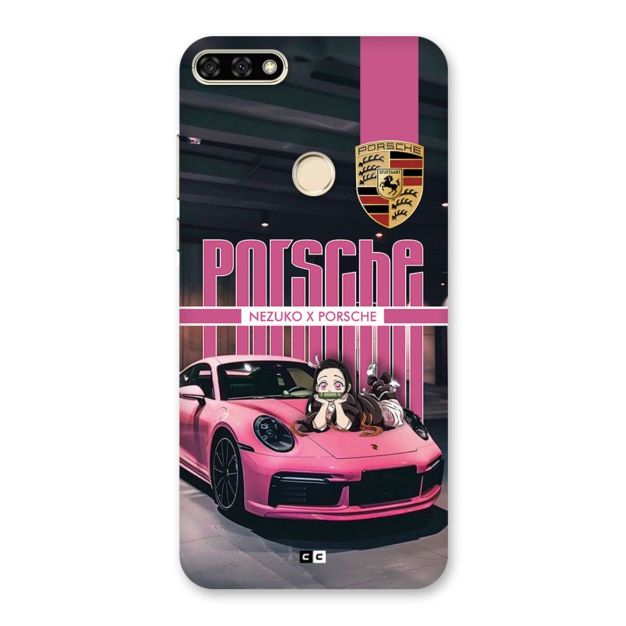 Bubble Race Car Back Case for Honor 7A