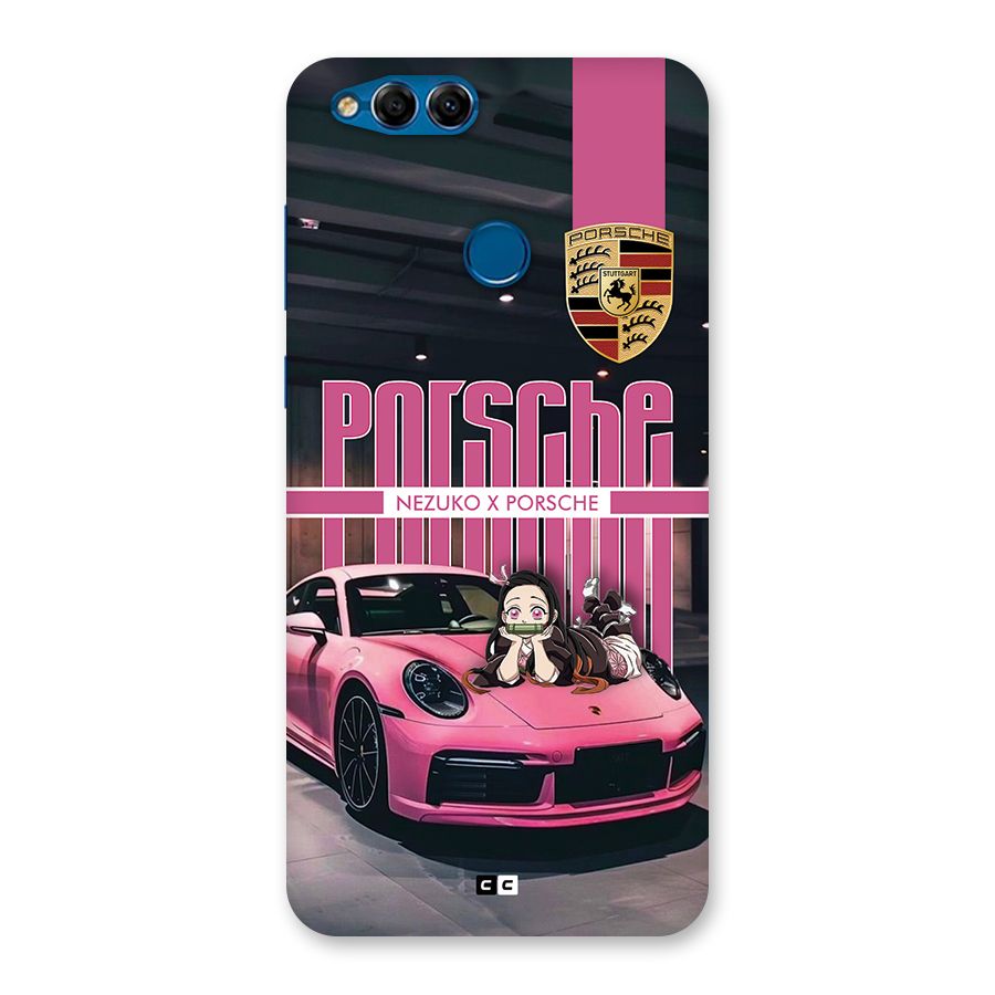 Bubble Race Car Back Case for Honor 7X
