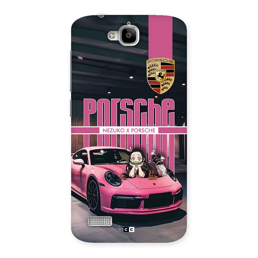 Bubble Race Car Back Case for Honor Holly