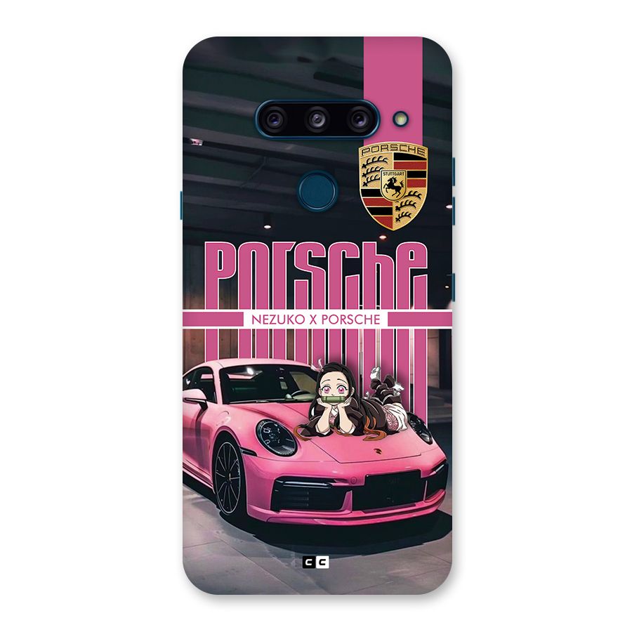 Bubble Race Car Back Case for LG  V40 ThinQ
