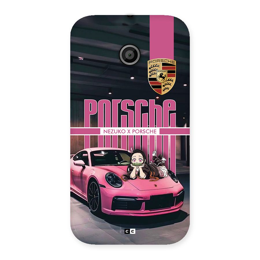 Bubble Race Car Back Case for Moto E