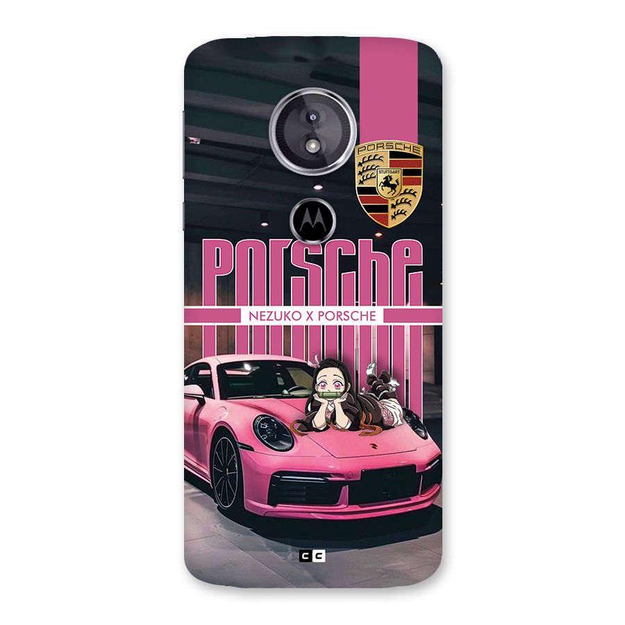 Bubble Race Car Back Case for Moto E5