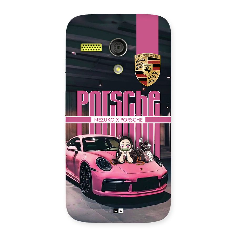 Bubble Race Car Back Case for Moto G