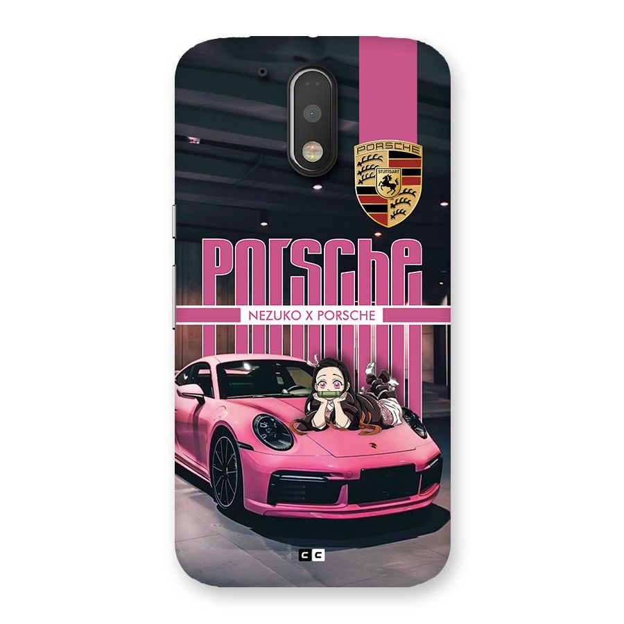 Bubble Race Car Back Case for Moto G4
