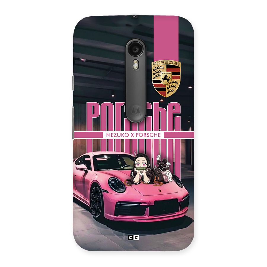 Bubble Race Car Back Case for Moto G Turbo