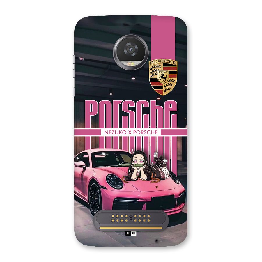 Bubble Race Car Back Case for Moto Z2 Play