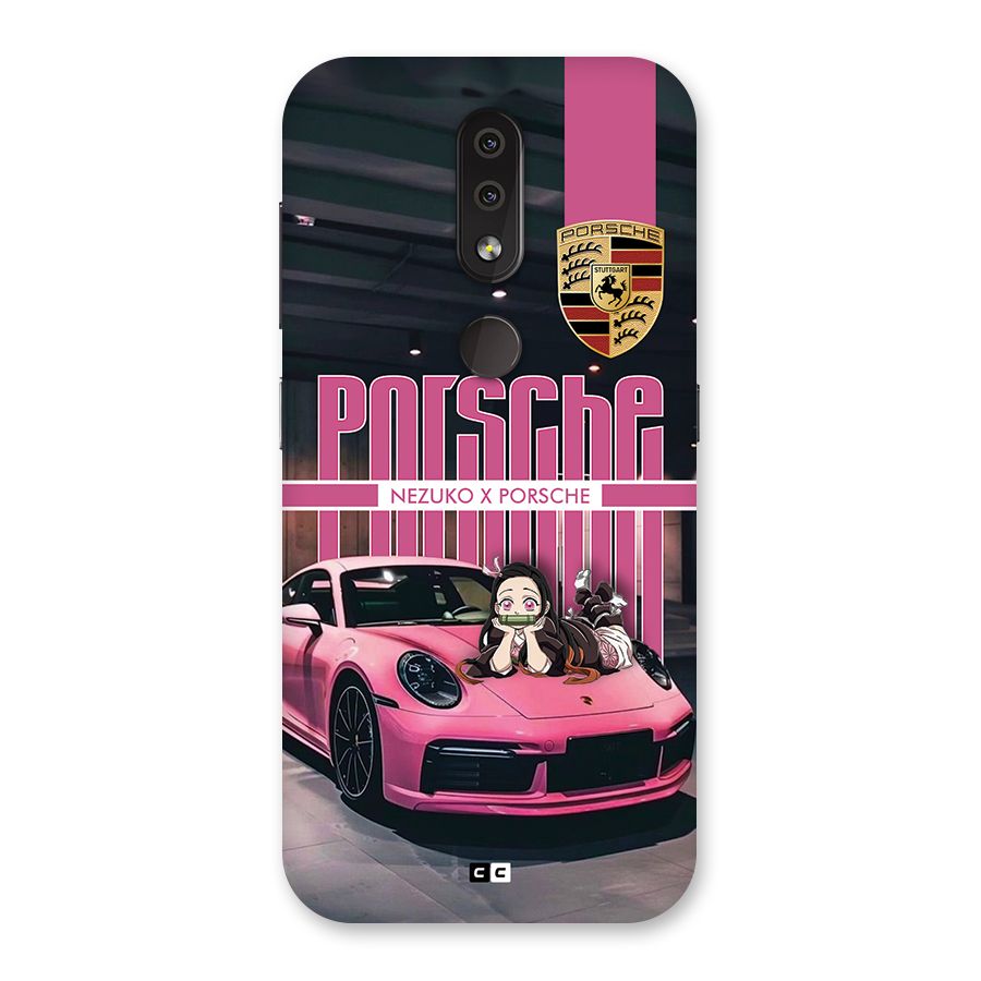 Bubble Race Car Back Case for Nokia 4.2