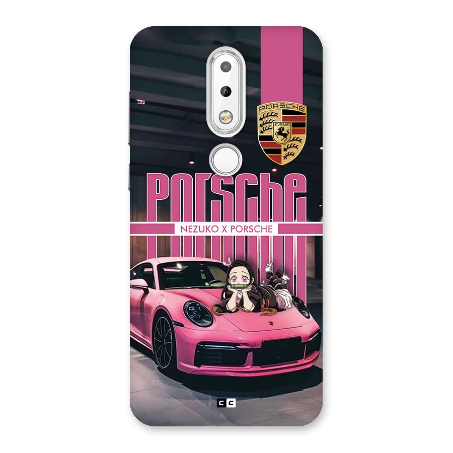 Bubble Race Car Back Case for Nokia 6.1 Plus