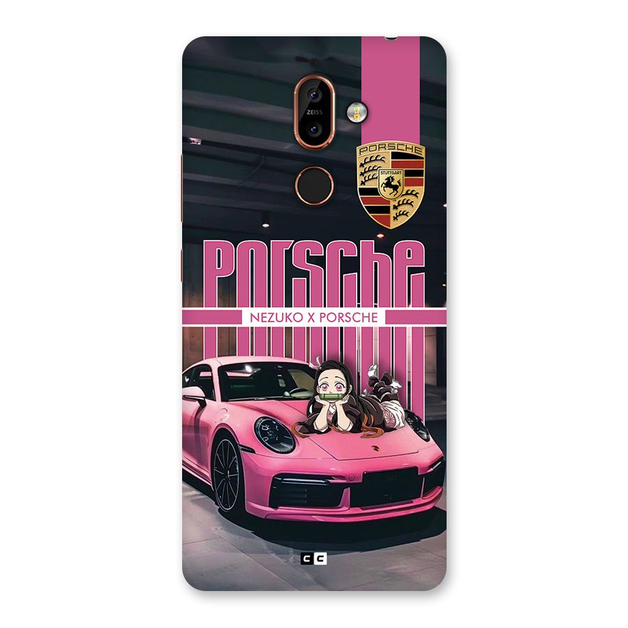 Bubble Race Car Back Case for Nokia 7 Plus
