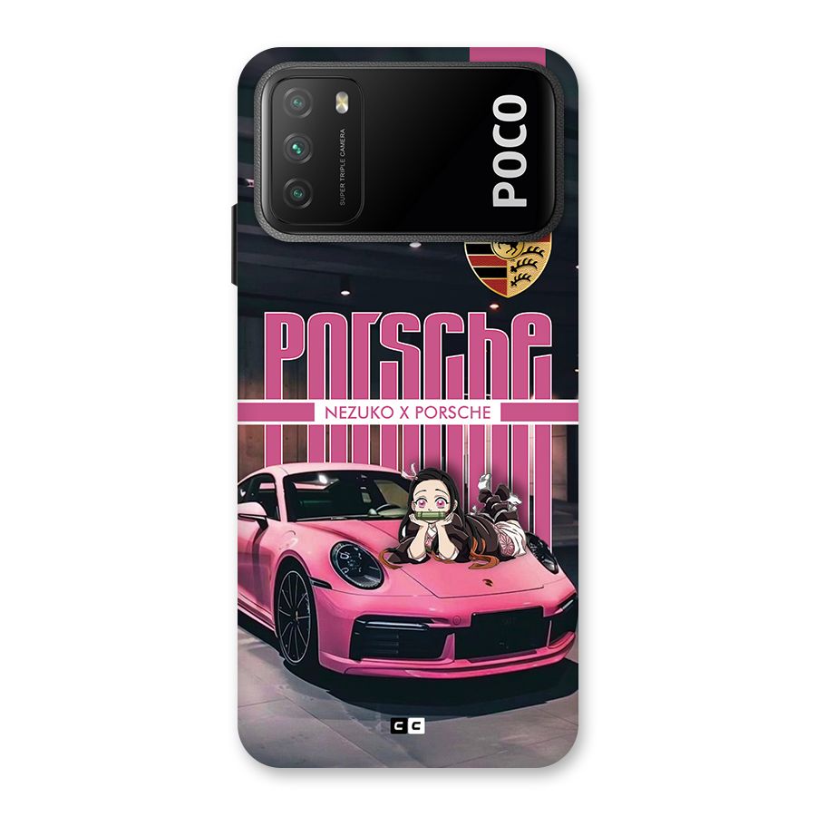 Bubble Race Car Back Case for Poco M3