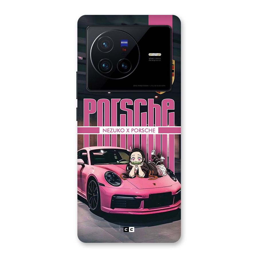 Bubble Race Car Back Case for Vivo X80