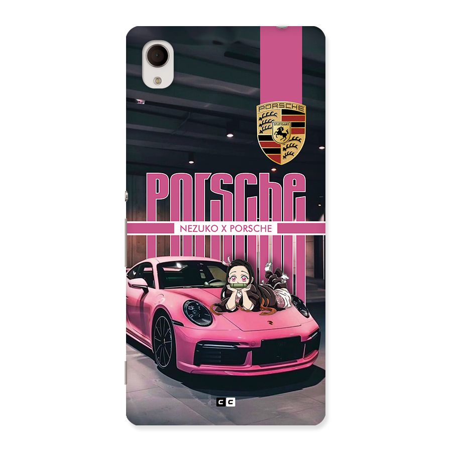 Bubble Race Car Back Case for Xperia M4