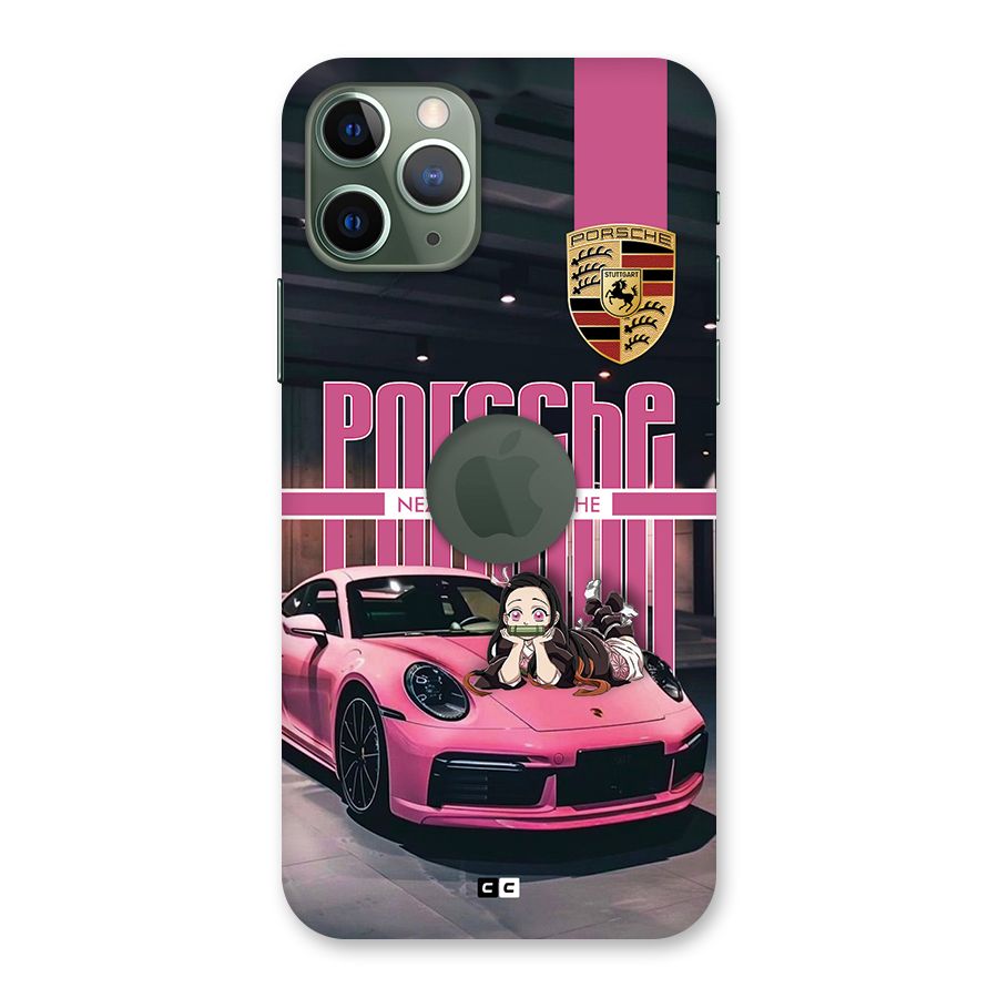 Bubble Race Car Back Case for iPhone 11 Pro Logo Cut