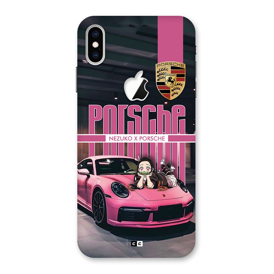 Bubble Race Car Back Case for iPhone XS Max Apple Cut