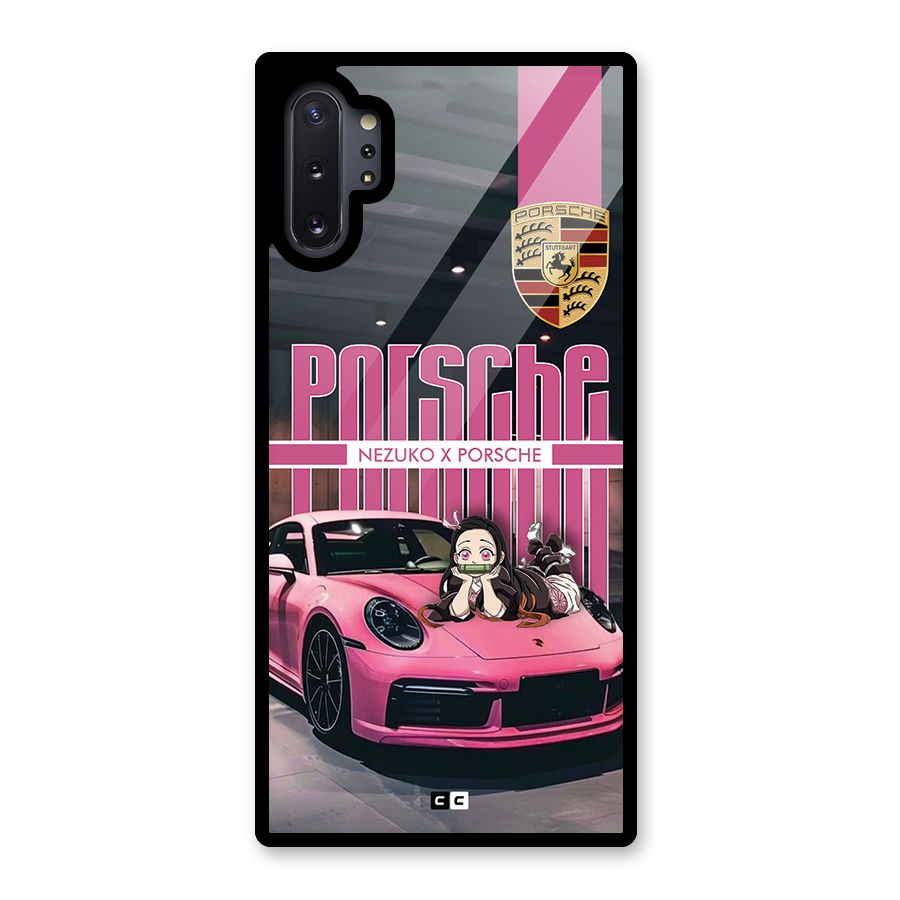 Bubble Race Car Glass Back Case for Galaxy Note 10 Plus