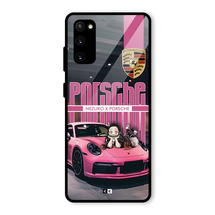 Bubble Race Car Glass Back Case for Galaxy S20 FE 5G