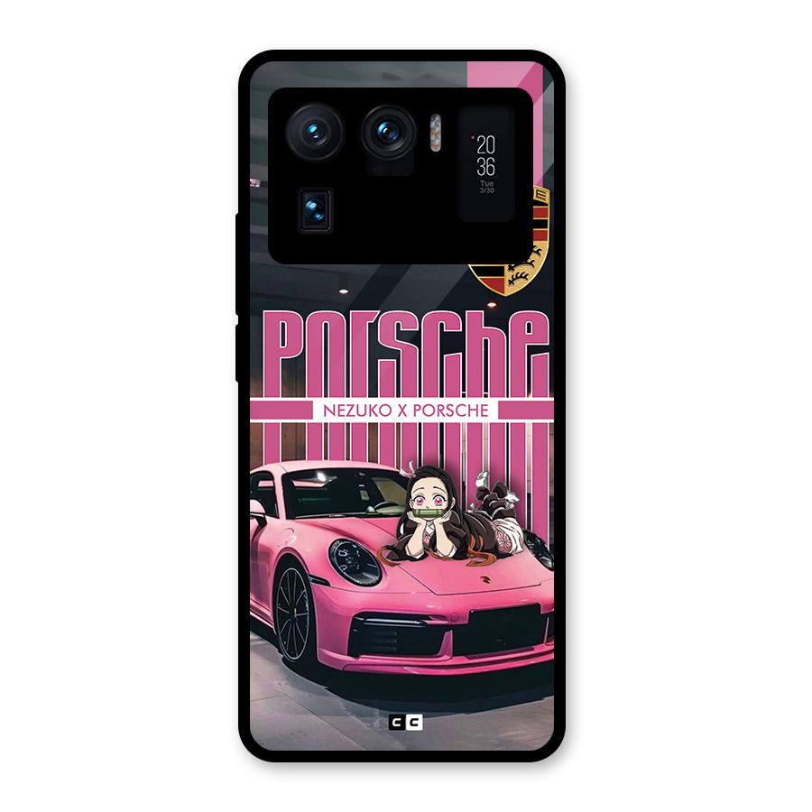 Bubble Race Car Glass Back Case for Mi 11 Ultra