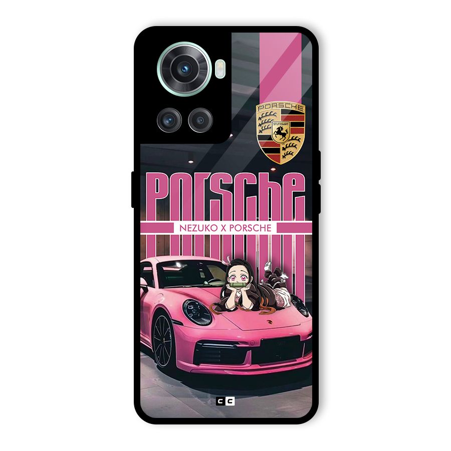 Bubble Race Car Glass Back Case for OnePlus 10R