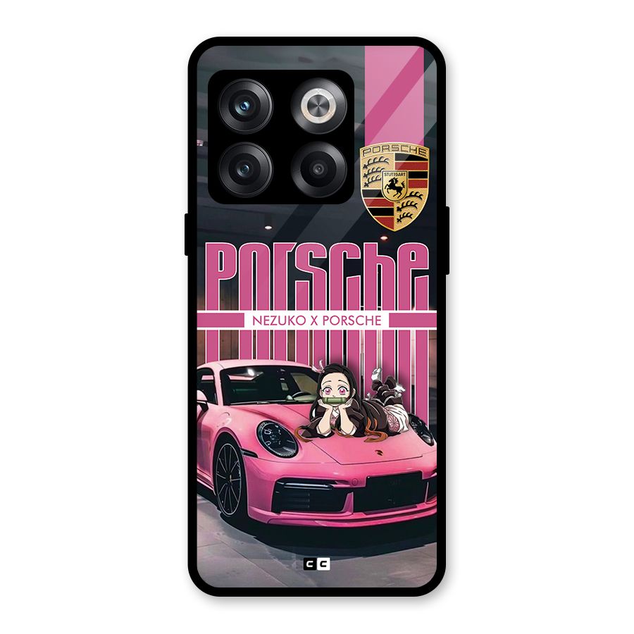 Bubble Race Car Glass Back Case for OnePlus 10T