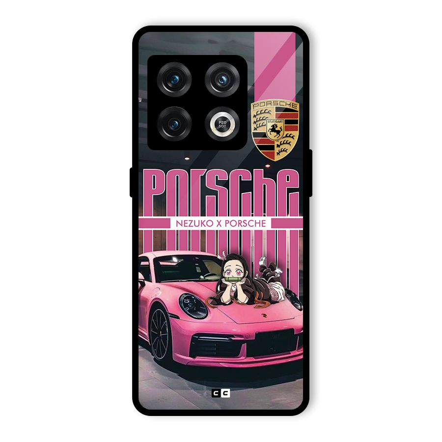 Bubble Race Car Glass Back Case for OnePlus 10 Pro 5G