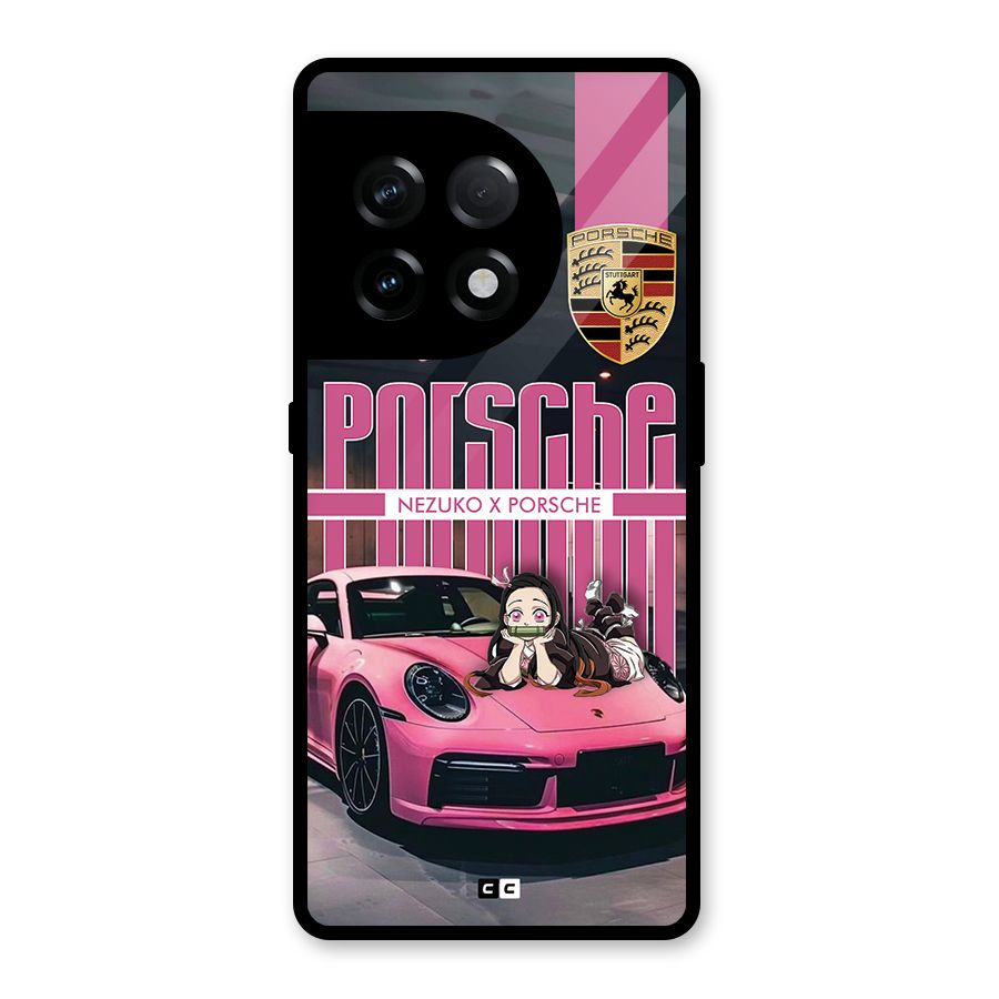 Bubble Race Car Glass Back Case for OnePlus 11R