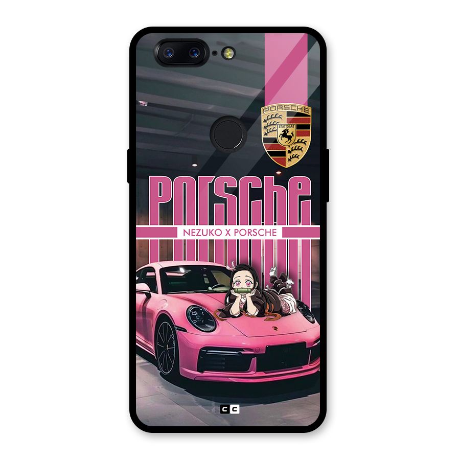 Bubble Race Car Glass Back Case for OnePlus 5T