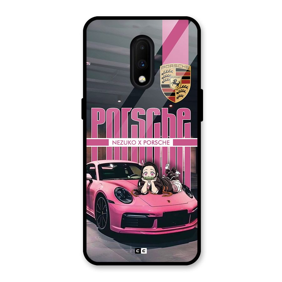 Bubble Race Car Glass Back Case for OnePlus 7