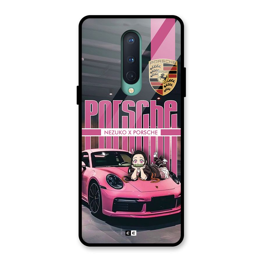 Bubble Race Car Glass Back Case for OnePlus 8