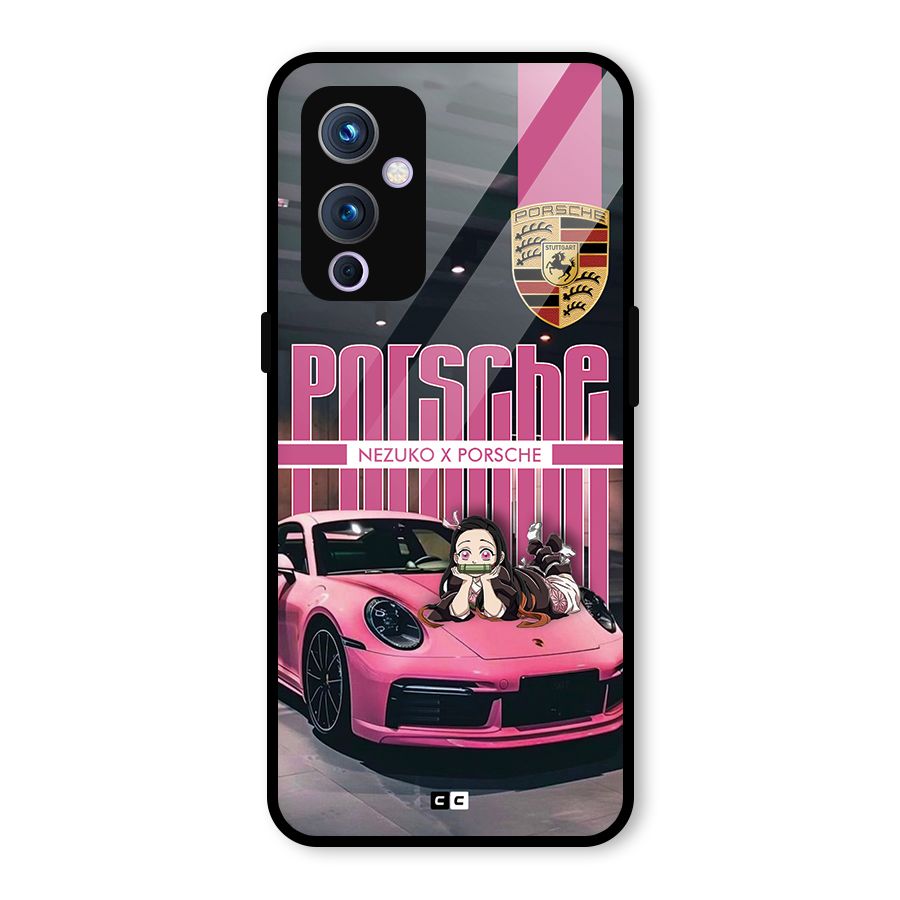 Bubble Race Car Glass Back Case for OnePlus 9
