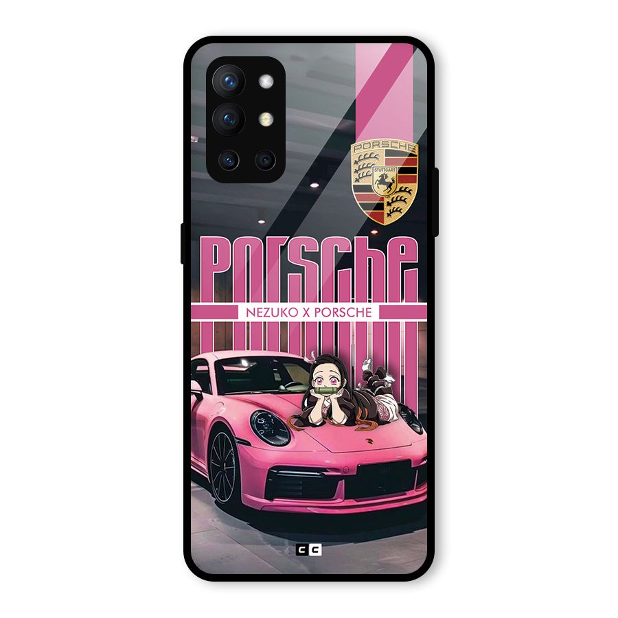 Bubble Race Car Glass Back Case for OnePlus 9R
