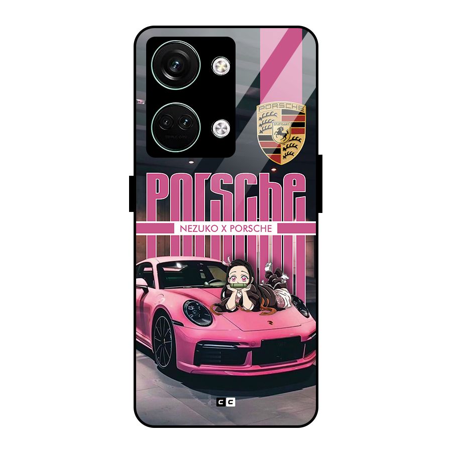 Bubble Race Car Glass Back Case for Oneplus Nord 3