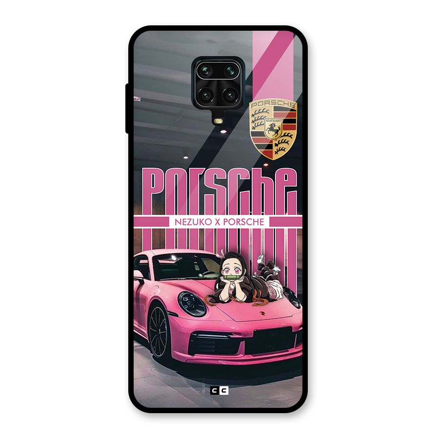 Bubble Race Car Glass Back Case for Poco M2 Pro